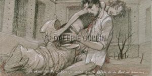 Enki BILAL • "AH CHÈRE JULIETTE..." Affiche poster édition d'Art 25x50 issue de Julia & Roem