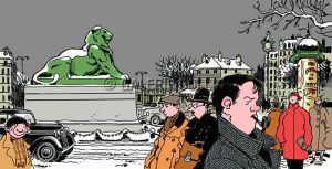 Tardi "Nestor Burma 14e arr.  de Paris" Affiche édition d'art