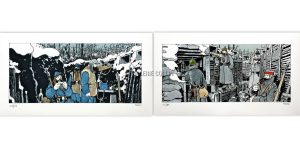 Tardi • Estampe."Putain de guerre" Diptyque n° et signée E.A 14EX.