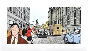 Tardi • Tirage de luxe "Nestor Burma vers le IIIème arrondissement"