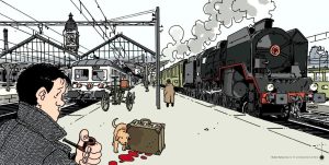 Tardi "Nestor Burma 12 ème arr.  de Paris" Affiche édition d'art