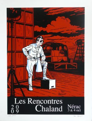 Ted Benoit. Sérigraphie numérotée signée 140ex