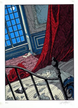 Vicomte • Sérigraphie "Balade au bout du monde" H.C signée