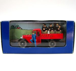 Hergé . En voiture Tintin ! - "Le Camion de Police de Chicago de Tintin en Amérique"