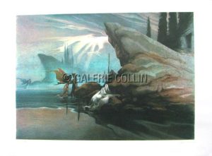 YSLAIRE . Sérigraphie "L'ïle aux Amants"